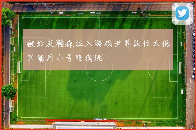 被好友瀚森拉入游戏世界段位太低只能用小号陪我玩